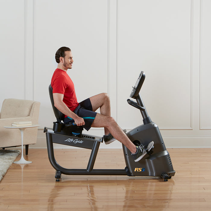 Life Fitness RS1 Recumbent Step-Through Lifecycle® Exercise Bike thumbnail 7