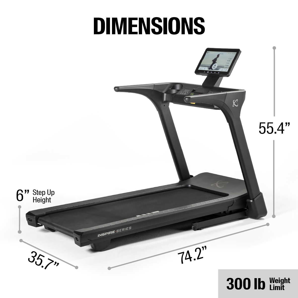 Inspire Series T5s Treadmill thumbnail 7