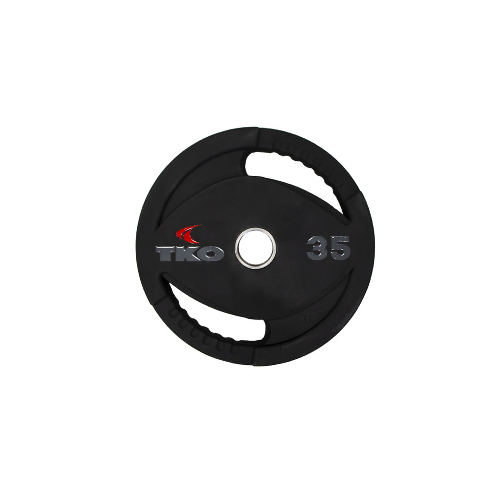 Olympic 35lb. Urethane Dual Grip Plate thumbnail 2