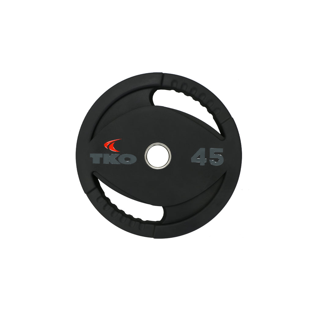 Olympic 45lb. Urethane Dual Grip Plate thumbnail 2