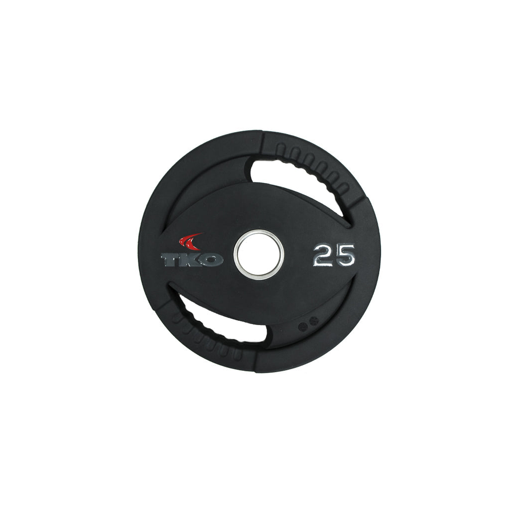 Olympic 25lb. Urethane Dual Grip Plate thumbnail 2